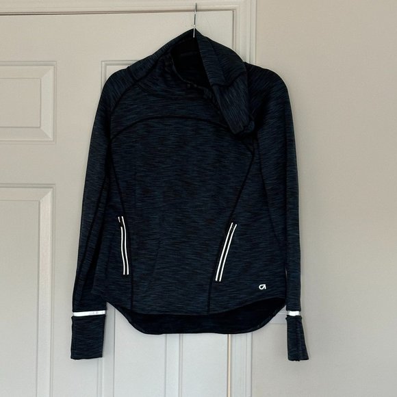 GAP Fit Heathered Blue Sweatshirt - Picture 1 of 4